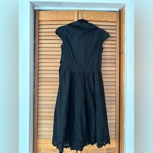 Black midi dress
